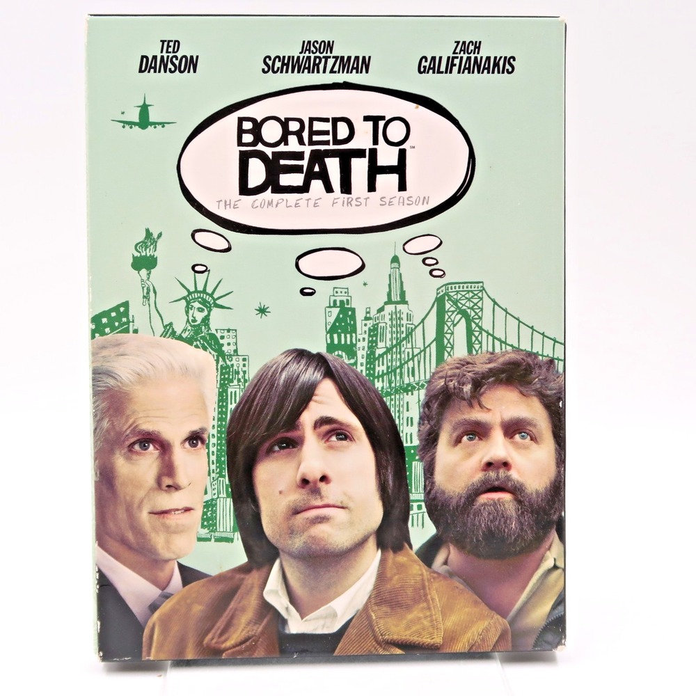 Bored to Death Season 1 DVD Jason Schwartzman Zach Galifianakis Ted Danson 2009